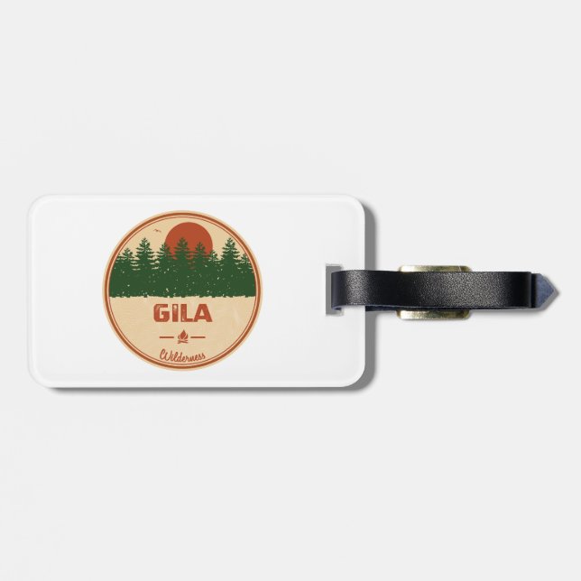 Gila Wilderness New Mexico Luggage Tag (Back Horizontal)