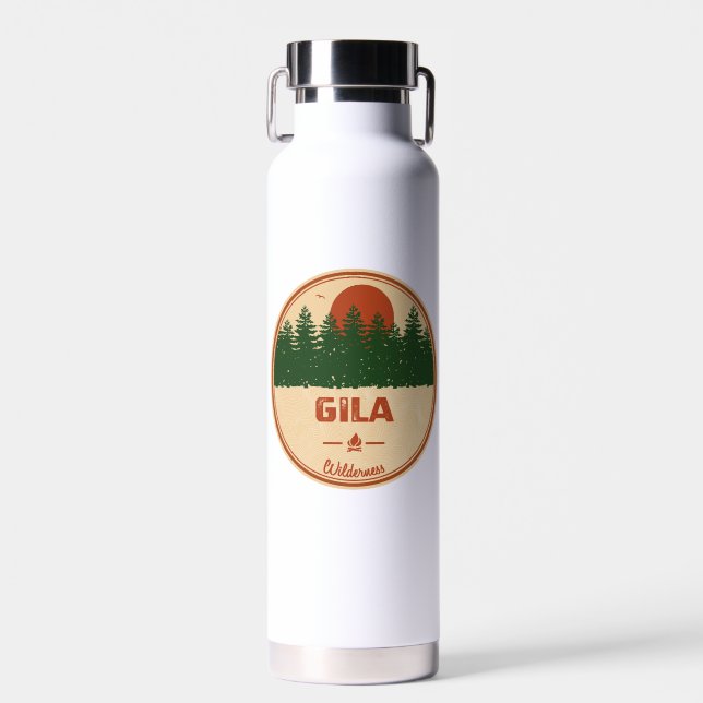 Gila Wilderness New Mexico Water Bottle (Front)