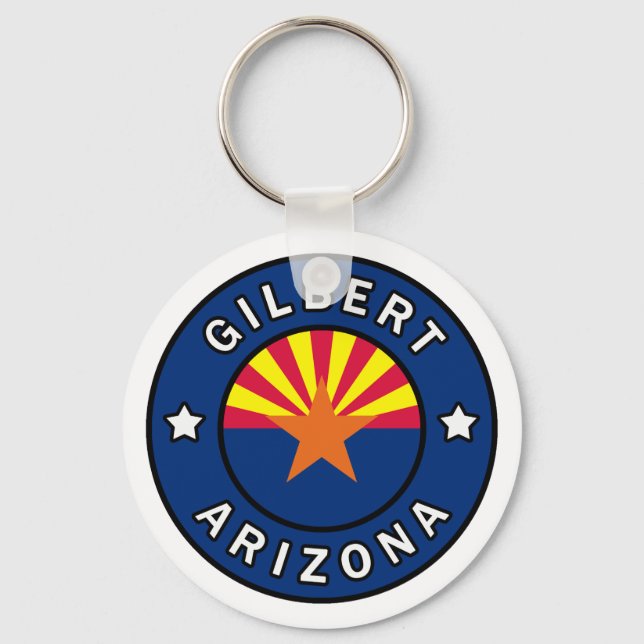 Gilbert Arizona Key Ring (Front)