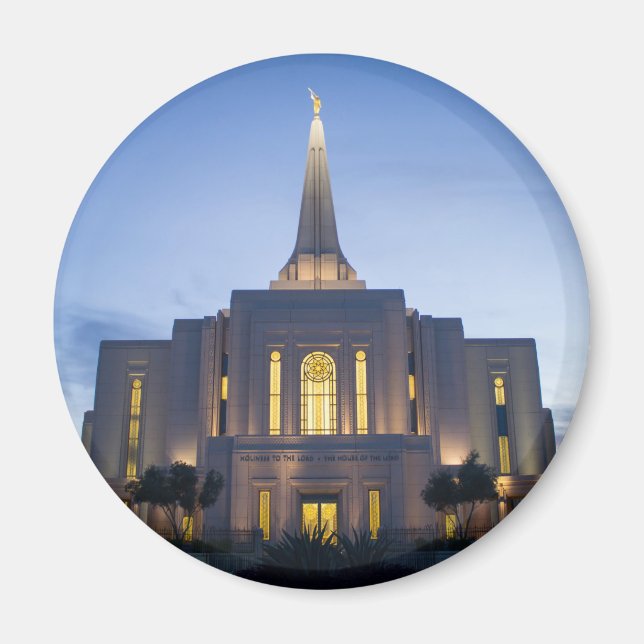 GIlbert Arizona LDS Temple Magnet (Front)