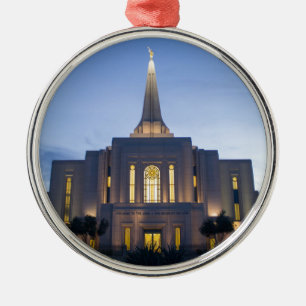 GIlbert Arizona LDS Temple Metal Tree Decoration