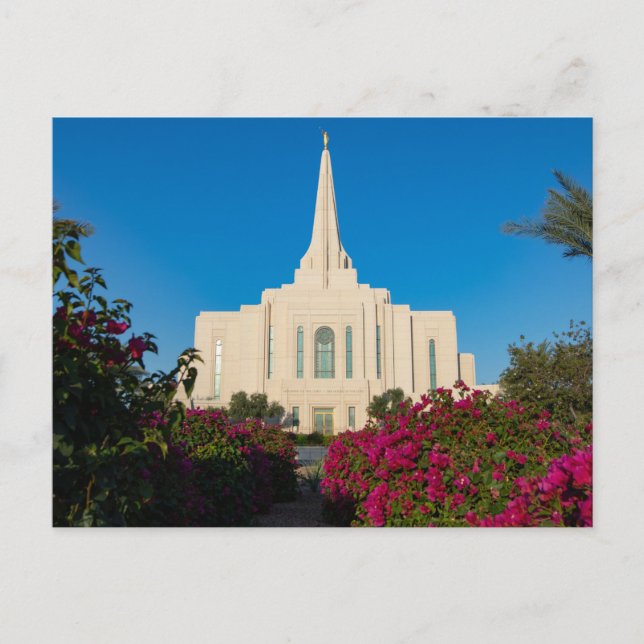 Gilbert Arizona Temple Postcard (Front)