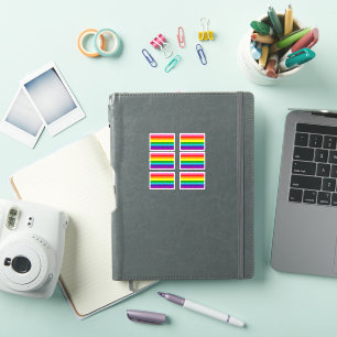 Gilbert Baker Pride Flag Sticker Pack