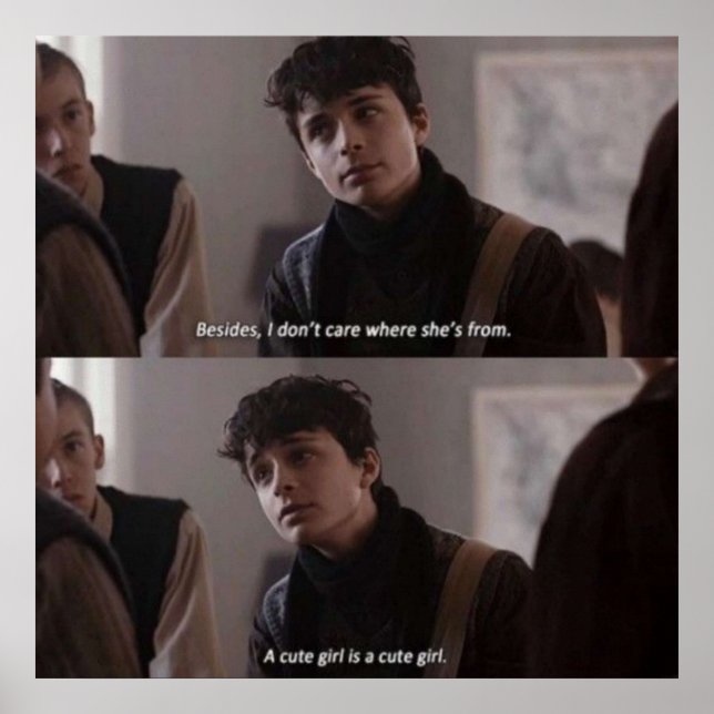 Gilbert Blythe Quote Poster (Front)