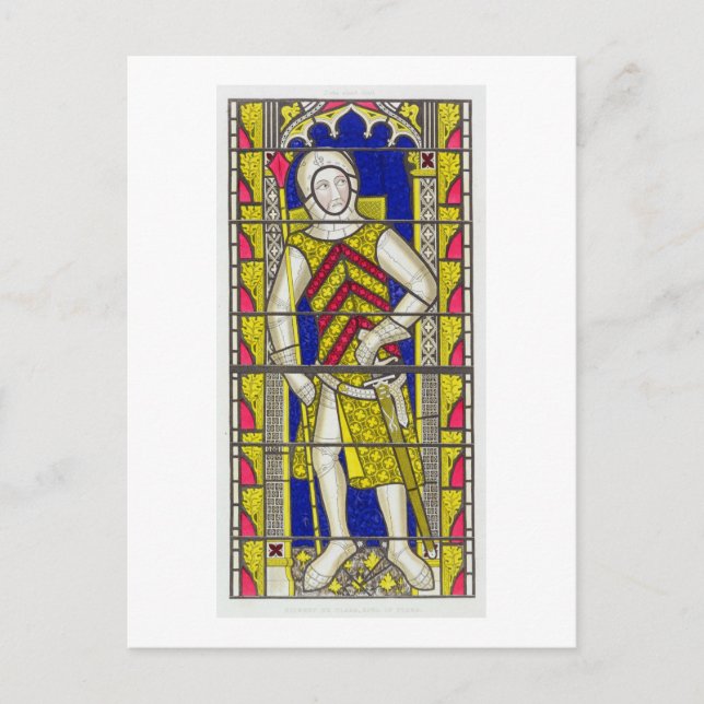 Gilbert de Clare, 3rd Earl of Gloucester (1243-95) Postcard (Front)