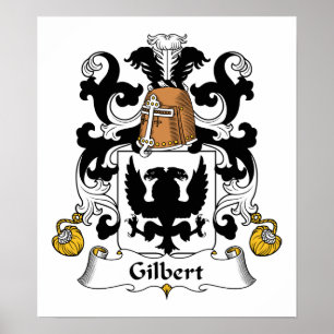 Gilbert Family Crest Poster