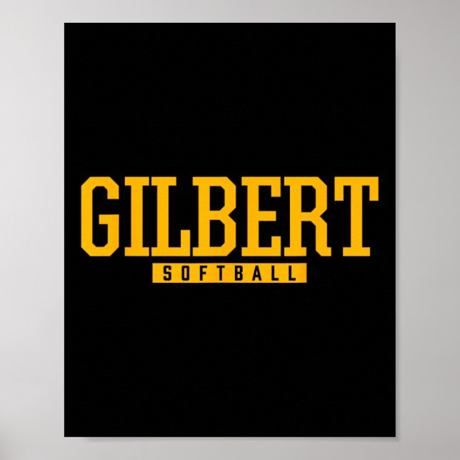 Gilbert High School Softll  Poster (Front)
