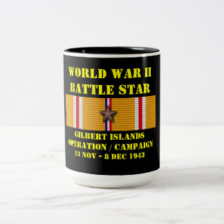 Gilbert Islands Operation Campaign Two-Tone Coffee Mug
