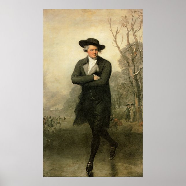 Gilbert Stuart The Skater William Grant Portrait Poster (Front)