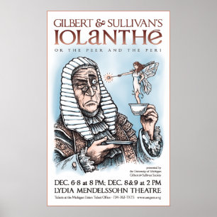 Gilbert & Sullivan's Iolanthe Poster