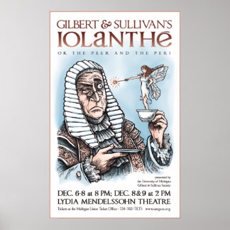 Gilbert & Sullivan's Iolanthe Poster