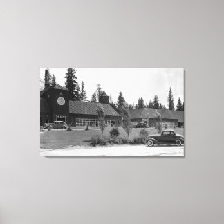 Gilchrist, Oregon Commercial Centre View Canvas Print
