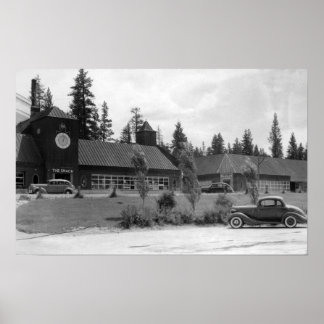 Gilchrist, Oregon Commercial Centre View Poster