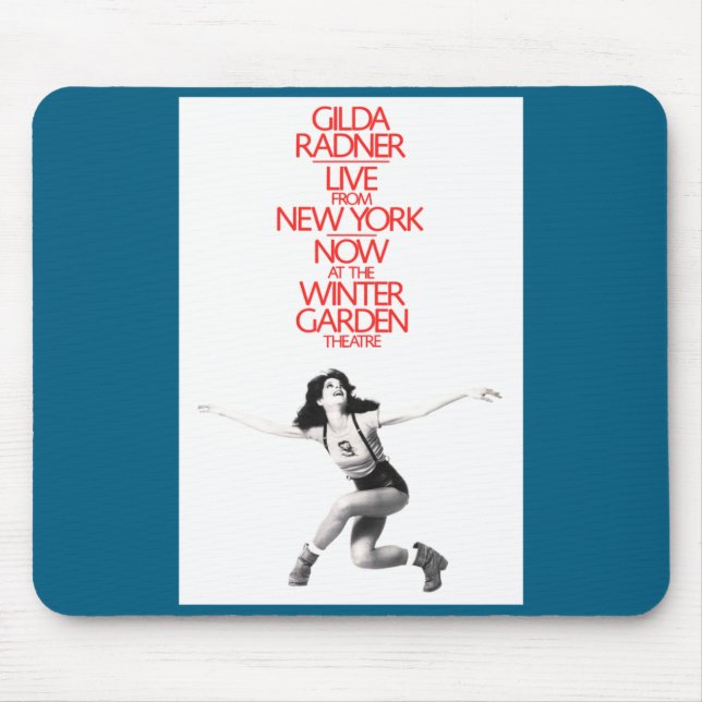 Gilda Radner Live From New York _1  Mouse Mat (Front)