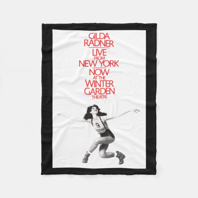 Gilda Radner Live From New York  Fleece Blanket (Front)