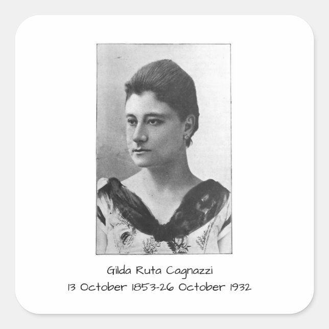 Gilda Ruta Cagnazzi Square Sticker (Front)