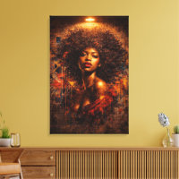 Gilded Afro: Urban Street Art