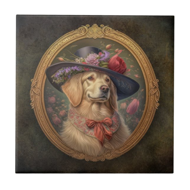 Gilded Age Golden Tile (Front)