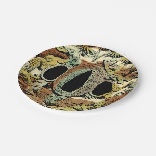 Gilded Asian Medallion by Vision Studio Paper Plate