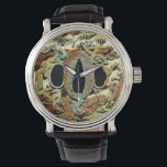 Gilded Asian Medallion by Vision Studio Watch<br><div class="desc">Unique print of a gilded Asian medallion by Vision Studio. A rainbow of autumnal colours stroke the eye, giving the medallion a warm feel against the black background. Get your copy today!</div>