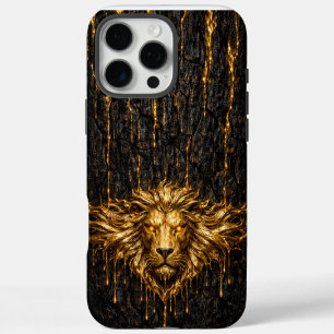 Gilded Bark Liquid Gold Lion iPhone 16 Pro Max Case