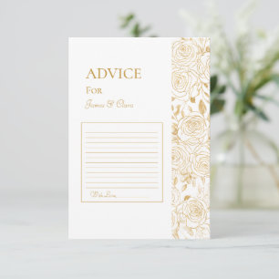 GILDED Blooms Advice Card