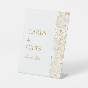 GILDED Blooms Card & Gifts Sign