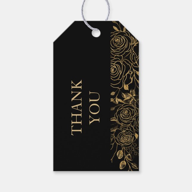 GILDED Blooms Gift Tags (Front)