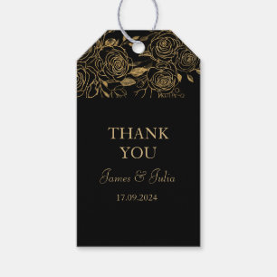 GILDED Blooms Gift Tags