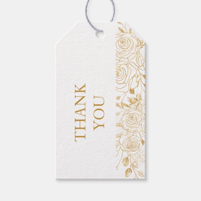 GILDED Blooms Gift Tags (Front)