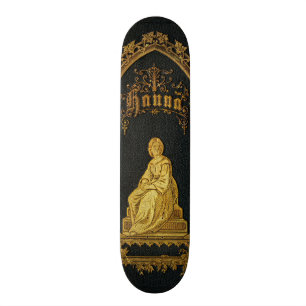 Gilded Book Cover Antique Jewish Prayer Book Hanna Skateboard