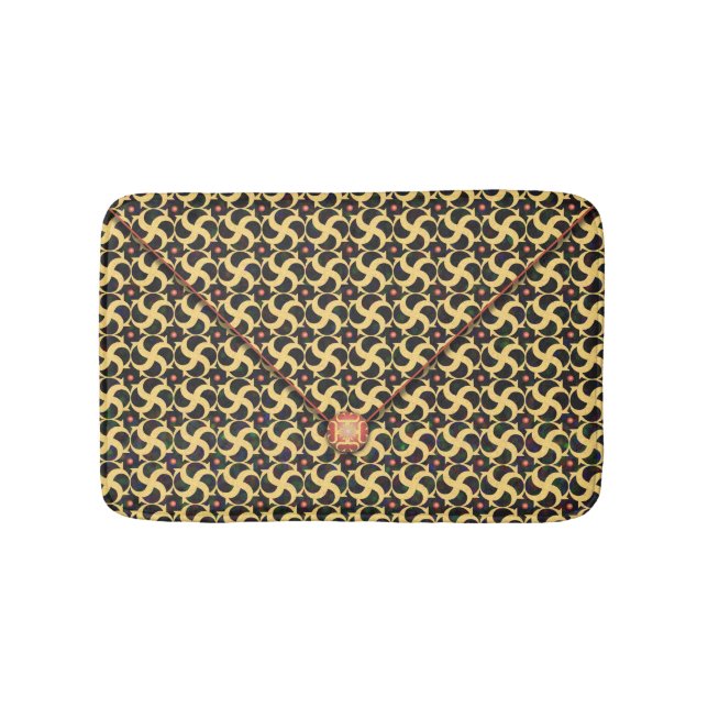 Gilded Cage Envelope Bath Mat (Front)