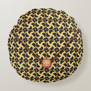 Gilded Cage Envelope Round Cushion