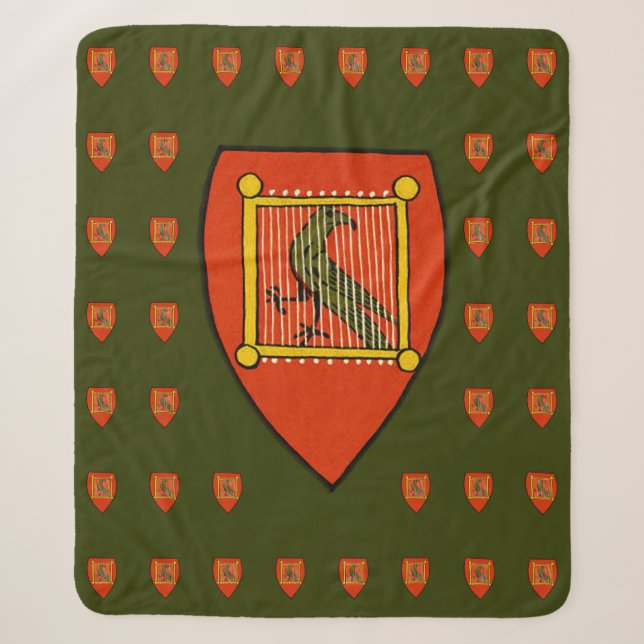 Gilded Cage Sherpa Blanket (Front)