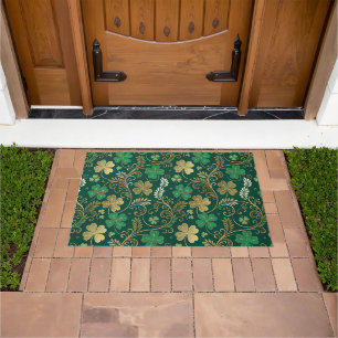Gilded Clover Flourish Doormat