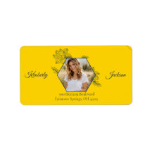 Gilded Elegance Address Label