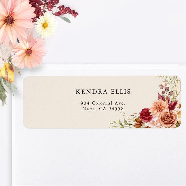 Gilded Fall Terracotta Floral (Creator Uploaded)
