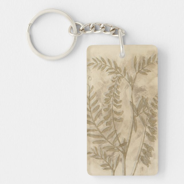 Gilded Foliage I Key Ring (Front)