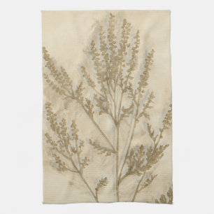 Gilded Foliage II Tea Towel