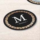 Gilded Garland Monogrammed Cocktail