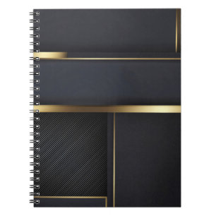 Gilded Geometry Luxury Notebook