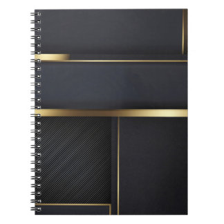 Gilded Geometry Luxury Notebook