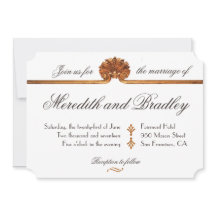 Gilded Glamour Wedding | Art Deco Gold Invite