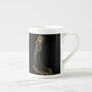 Gilded Grace Bone China Mug