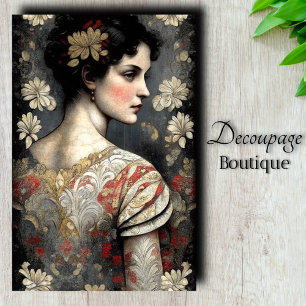 Gilded Grace Decoupage Tissue Paper