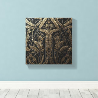 Gilded Grain Harvest Canvas Print