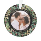 Gilded Greenery Black Married and Merry Two Photo