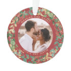 Gilded Greenery Red | Married and Merry Two Photo