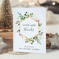 Gilded Greenery White | Photo Christmas Wedding