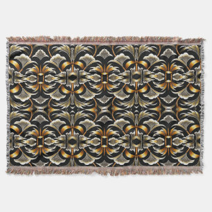 Gilded Growth Throw Blanket